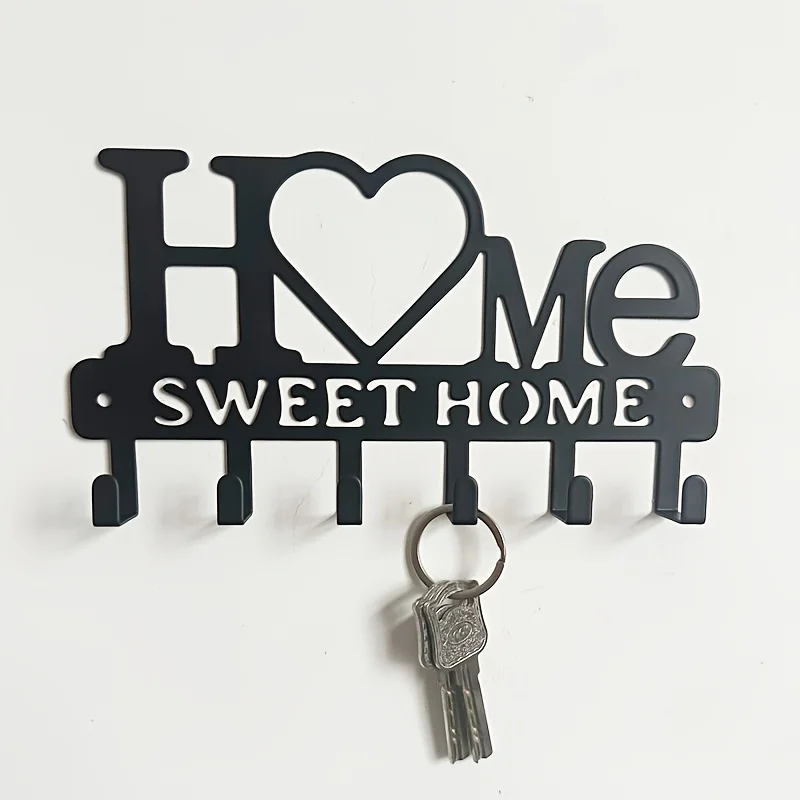 Home Bathroom Key - 【2D Flat】Warm Home Portachiavi in metallo