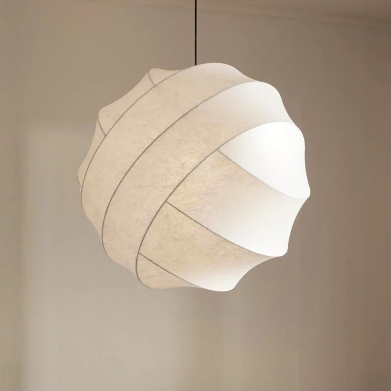 Japan Bathroom.Home - Lampada a sospensione giapponese in seta