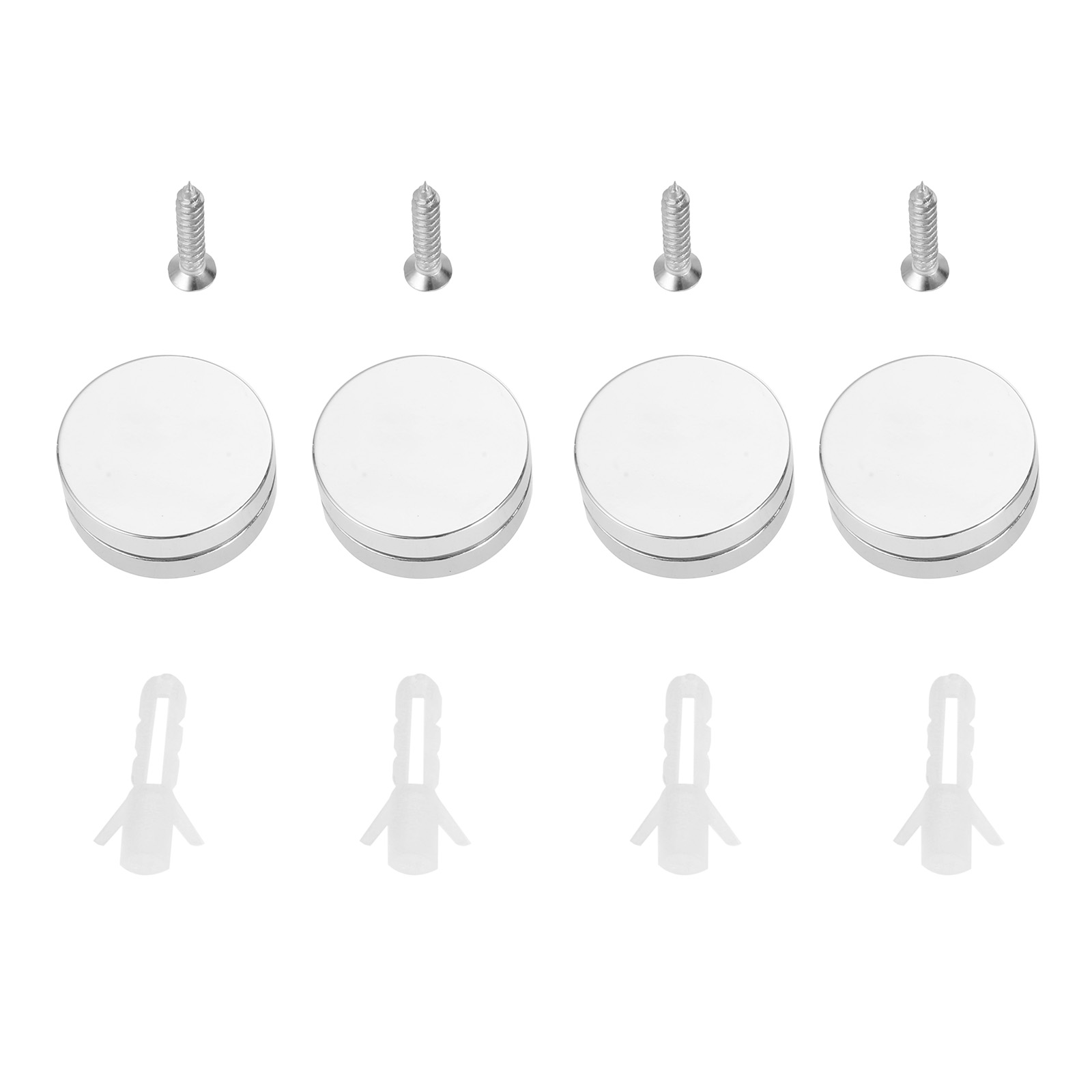 4 pz 27mm morsetto di vetro ro - Home Hardware Bathroom Mirrors recensione e prezzo