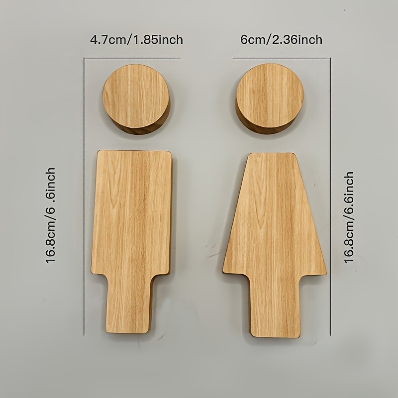Cartello da bagno in legno da  - Home Office Bathroom recensione e prezzo