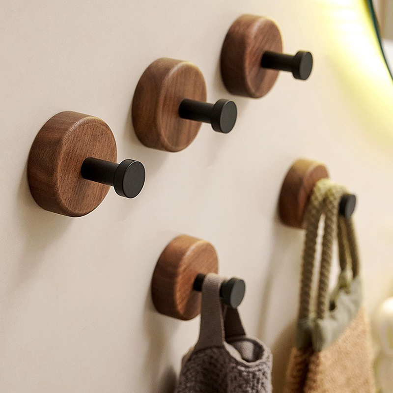 Gancio Autoadesivo in Legno Ma - Home Bathroom Key recensione e prezzo