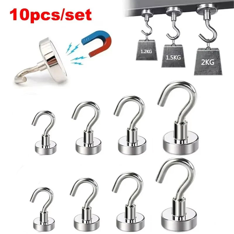 10 pezzi ganci magnetici resis - Home Bathroom Key recensione e prezzo