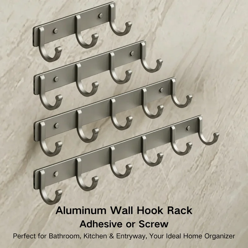 Appendiabiti da parete in allu - Home Bathroom Organizer recensione e prezzo