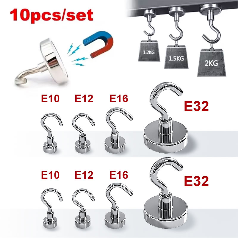 10 pezzi ganci magnetici resis - Home Bathroom Key recensione e prezzo
