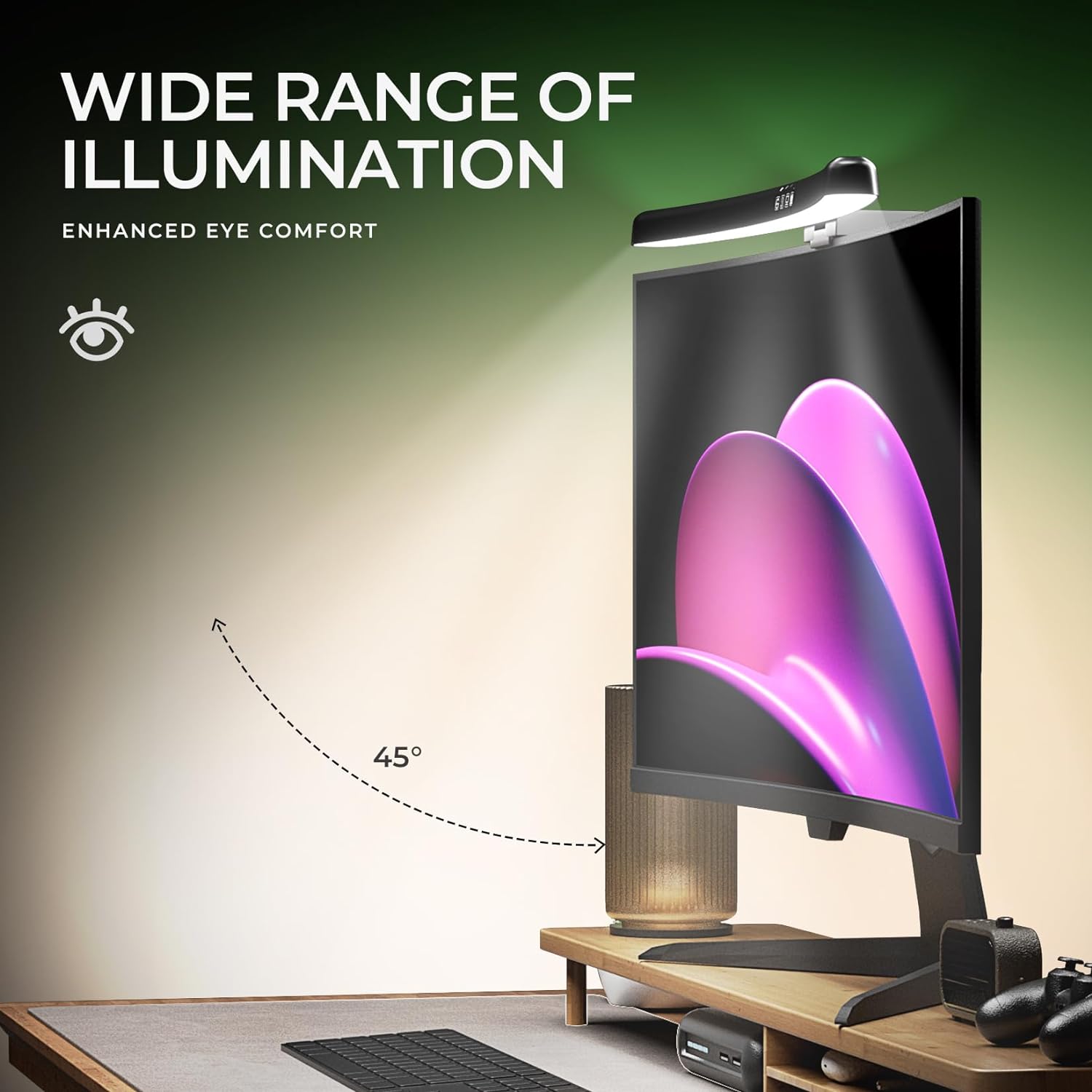 Barra luminosa per monitor cur - Home Office Bathroom recensione e prezzo