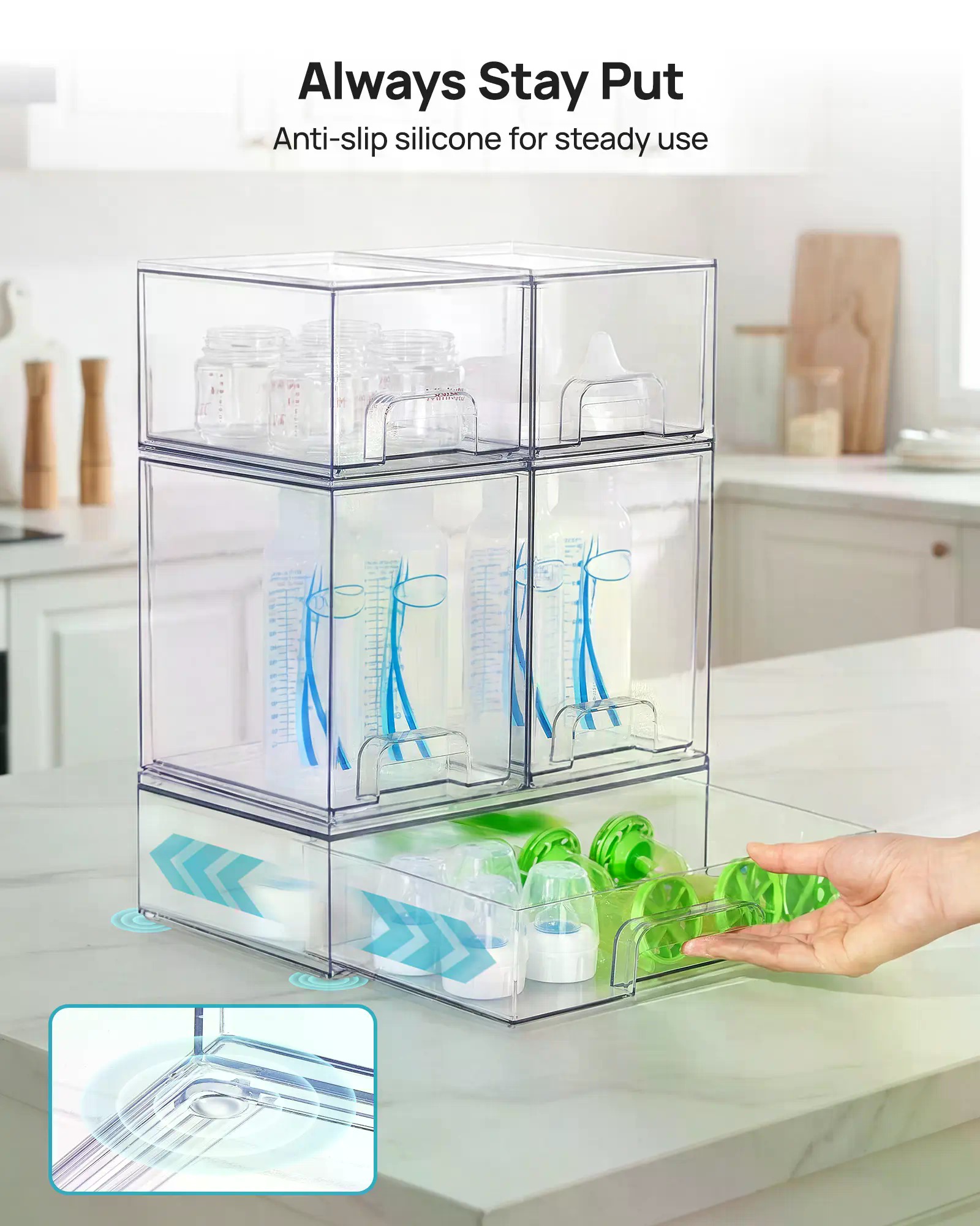 Set da 5/8 contenitori impilab - Home Bathroom Organizer recensione e prezzo