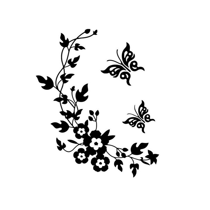 Farfalla Fiore Vite Adesivi mu - Home Bathroom Wallpaper recensione e prezzo