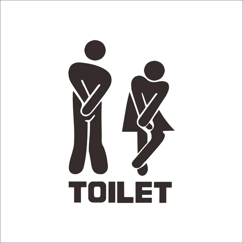 2 pezzi creativi divertenti ad - Home Bathroom Wallpaper recensione e prezzo